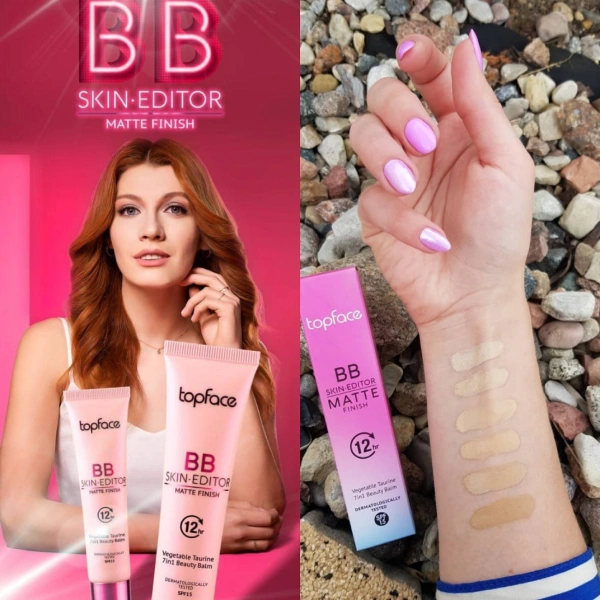 topface crème bb skin editor matte finish