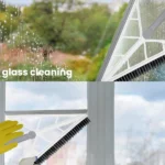 balai de nettoyage magique double face 2en1 v-shape en forme v pour sols et vitres