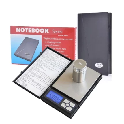 mini balance de précision numérique led à piles notebook series 0.1g, 2kg