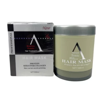 brazilian protein a hair mask haircare tonic masque capillaire réparateur lissant à la kératine et collagène 1000ml