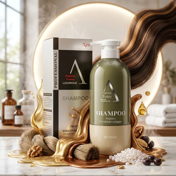 brazilian protein a shampooing réparateur lissant à la kératine et collagène 800ml