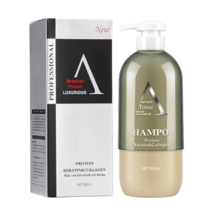 brazilian protein a shampooing réparateur lissant à la kératine et collagène 800ml