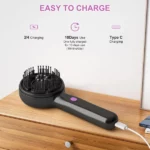 Brosse de Massage du Cuir Chevelu Électrique ScalpEase – Image 4