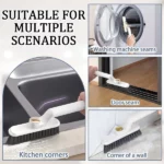 brosse de nettoyage à fissures rotative 360° multifonction pour suceurs creux