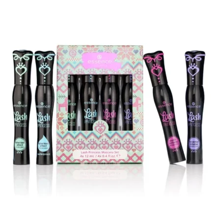 coffret collection cadeau 4 pcs mascara essence lash princess false lash effect, waterproof, curl & volume, sculpted volume