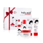coffret de soins peau visage kojic acid 5en1 à l'acide kojique 5 pcs, éclaircissant, hydratant, anti-âge, antioxydant