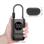 compresseur d'air électrique portable gonfleur de pneus sans fil czk-3688 150 psi noir