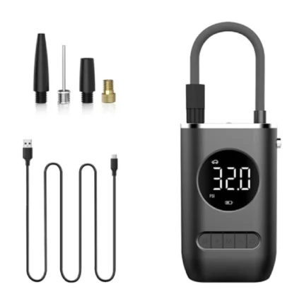 compresseur d'air électrique portable gonfleur de pneus sans fil czk-3688 150 psi noir