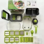 coupe-légumes multifonctionnel 22en1 trancheur, éplucheur avec hachoir à épices