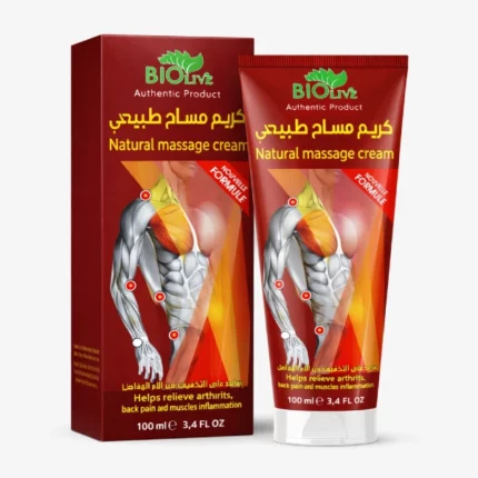 crème de massage thérapeutique apaisante anti-inflammatoire biolive 100ml