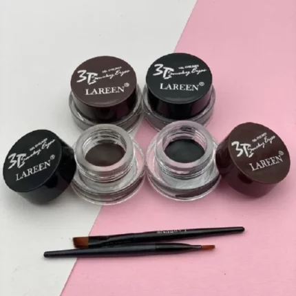 gel sourcils et eyeliner waterproof lareen 3d smokey eyes