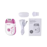 épilateur électrique rechargeable kemei km-6203