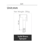 Kit Complet Douchette Flexible WC DuscheLine – Blanc – Image 5