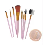 kit de 7 pinceaux de maquillage electra rose