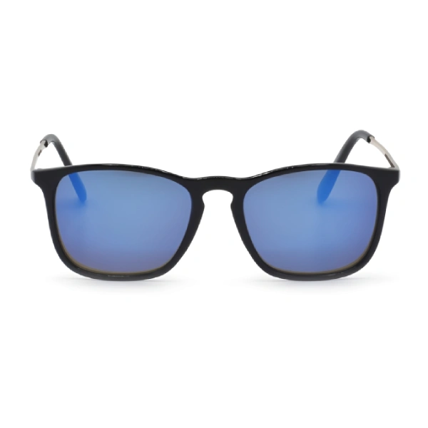 lunettes de soleil polarisées wayfarer verres miroir bleu style rayban chris RB4187