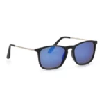 lunettes de soleil polarisées wayfarer verres miroir bleu style rayban chris RB4187
