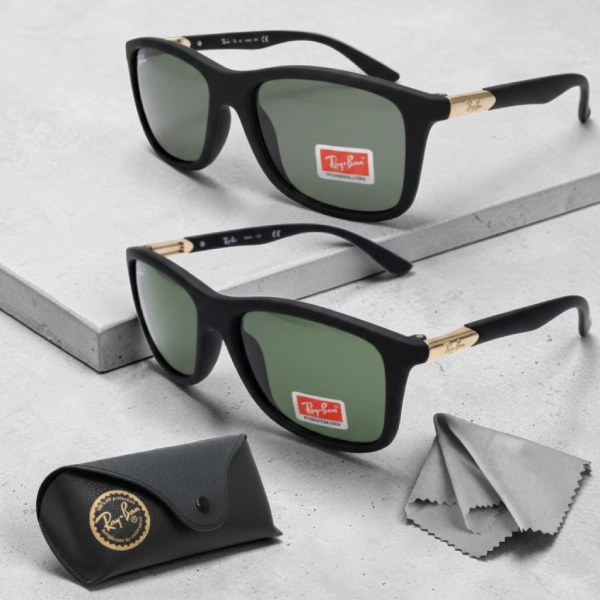 lunettes de soleil ray-ban justin gris dégradé