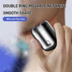 mini rasoir électrique de poche double tête rechargeable usb