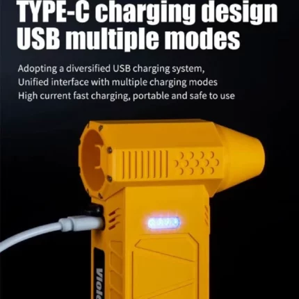 mini souffleur d'air sans fil rechargeable puissant violent fan f025