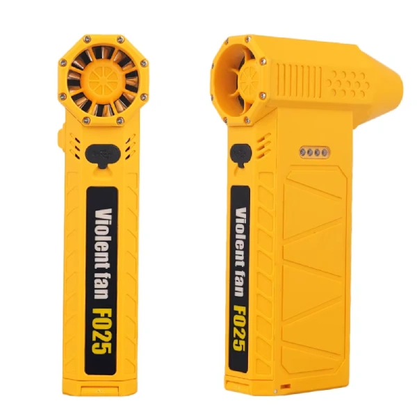 mini souffleur d'air sans fil rechargeable puissant violent fan f025