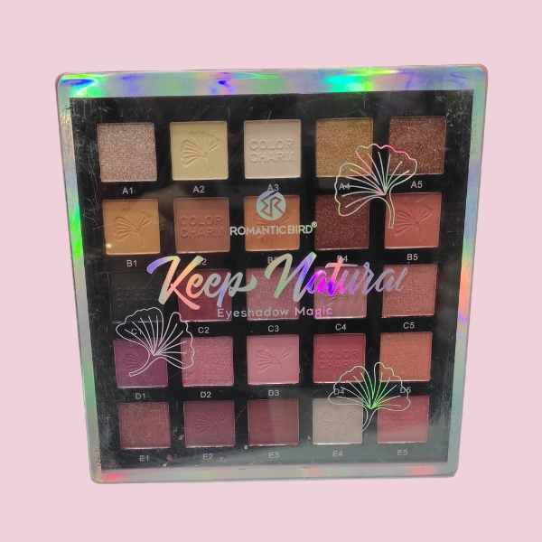 palette fards à paupières eyeshadow keep natural romantic bird 25 couleurs