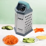 râpe fromage légumes multifonction à 6 faces en acier inoxydable