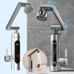 robinet chauffe-eau chauffant électrique instantané 3000w avec écran led ry-016