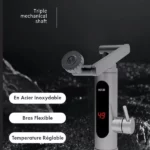 robinet chauffe-eau chauffant électrique instantané 3000w avec écran led ry-016
