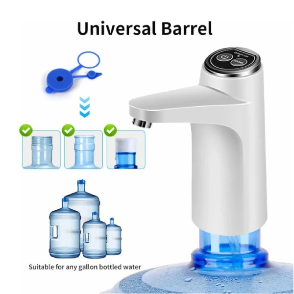 robinet pompe à eau électrique intelligente tactile, distributeur d'eau automatique rechargeable