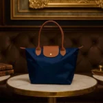 sac femme longchamp le pliage bleu