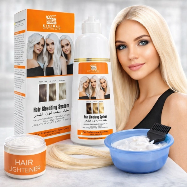 système de décoloration cheveux professionnelle hair bleaching system nitro canada cinema 420ml