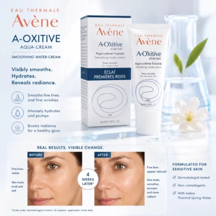 avène a-oxitive aqua crème lissante protectrice 50ml