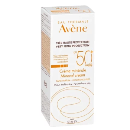 avène eau thermale crème minérale spf50+ 50ml