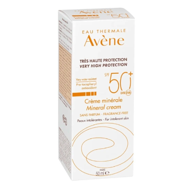 avène eau thermale crème minérale spf50+ 50ml