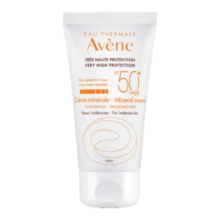 avène eau thermale crème minérale spf50+ 50ml