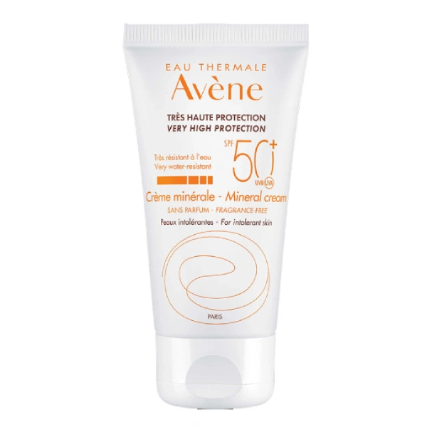 avène eau thermale crème minérale spf50+ 50ml