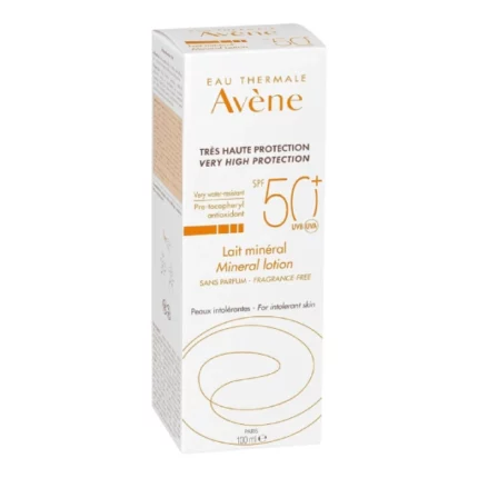 avène eau thermale lait minéral spf50+ 100ml
