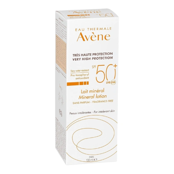 avène eau thermale lait minéral spf50+ 100ml
