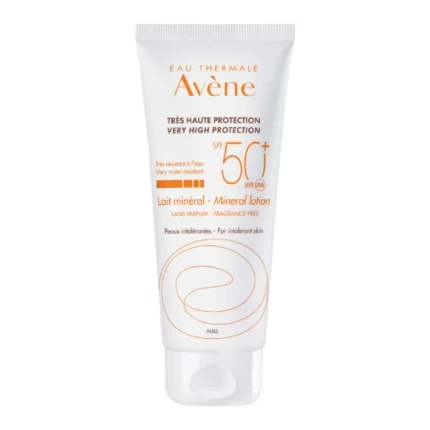 avène eau thermale lait minéral spf50+ 100ml