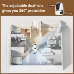 Caméra de Surveillance Intelligente WiFi Double Objectif Imou Ranger Dual 6MP – Image 3