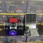 caméra de surveillance solaire 4g 4 lens 4 objectifs 16mp 8k ultra hd zoom x10 v380 pro, détection ai, détection ir, vision nocturne couleur