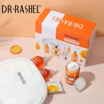 coffret soins visage anti-âge vitamine c dr rashel 5 pièces, vitamin c brightening & anti-aging skincare set dr rashel