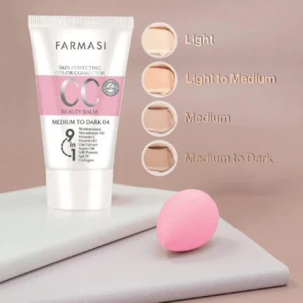 crème cc farmasi 9in1 skin perfecting balm correcteur de teint 9en1