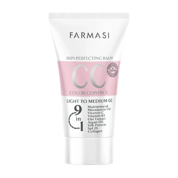 Crème CC Farmasi 9in1 – Correcteur de Teint - 50ml (3) crème cc farmasi 9in1 skin perfecting balm correcteur de teint 9en1