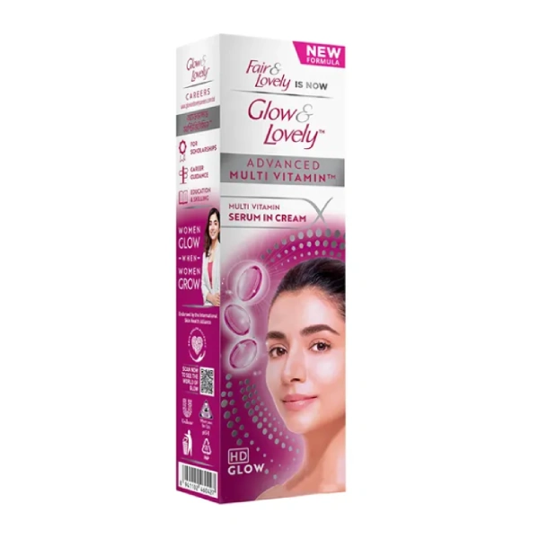 crème visage hydratante éclaircissante glow & lovely advanced multivitamin
