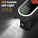 Démarreur de Voiture Portable 4en1 Q10 – Booster 4000A & Compresseur d'Air Intégré – Image 5