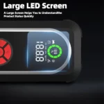Démarreur de Voiture Portable 4en1 Q10 – Booster 4000A & Compresseur d'Air Intégré – Image 7