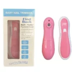 kit coupe-ongles limes à ongles électrique 6en1 pour bébé et adulte find back rose
