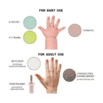 Kit Coupe-Ongles Électrique 6en1 pour Bébé & Adulte - Rose – Image 3
