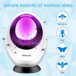 lampe anti-moustique silencieuse uv usb moskiller dgs-168
